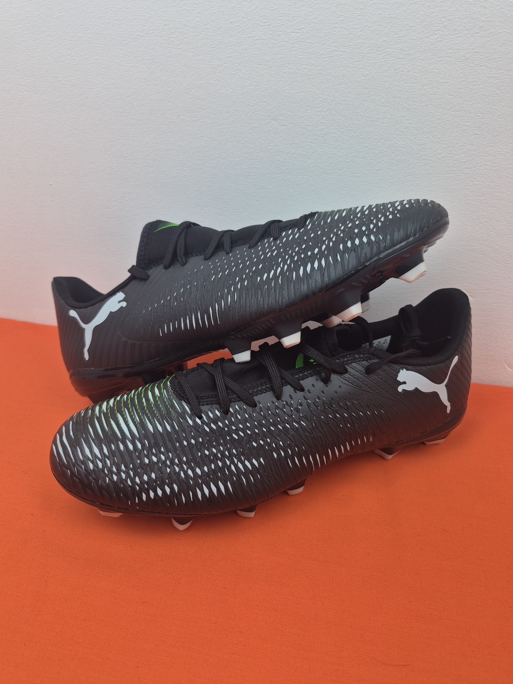 Puma Future 8 Match FG / AG Black - Cool Gray - Fluo Green 108140-02 Men's 10.5
